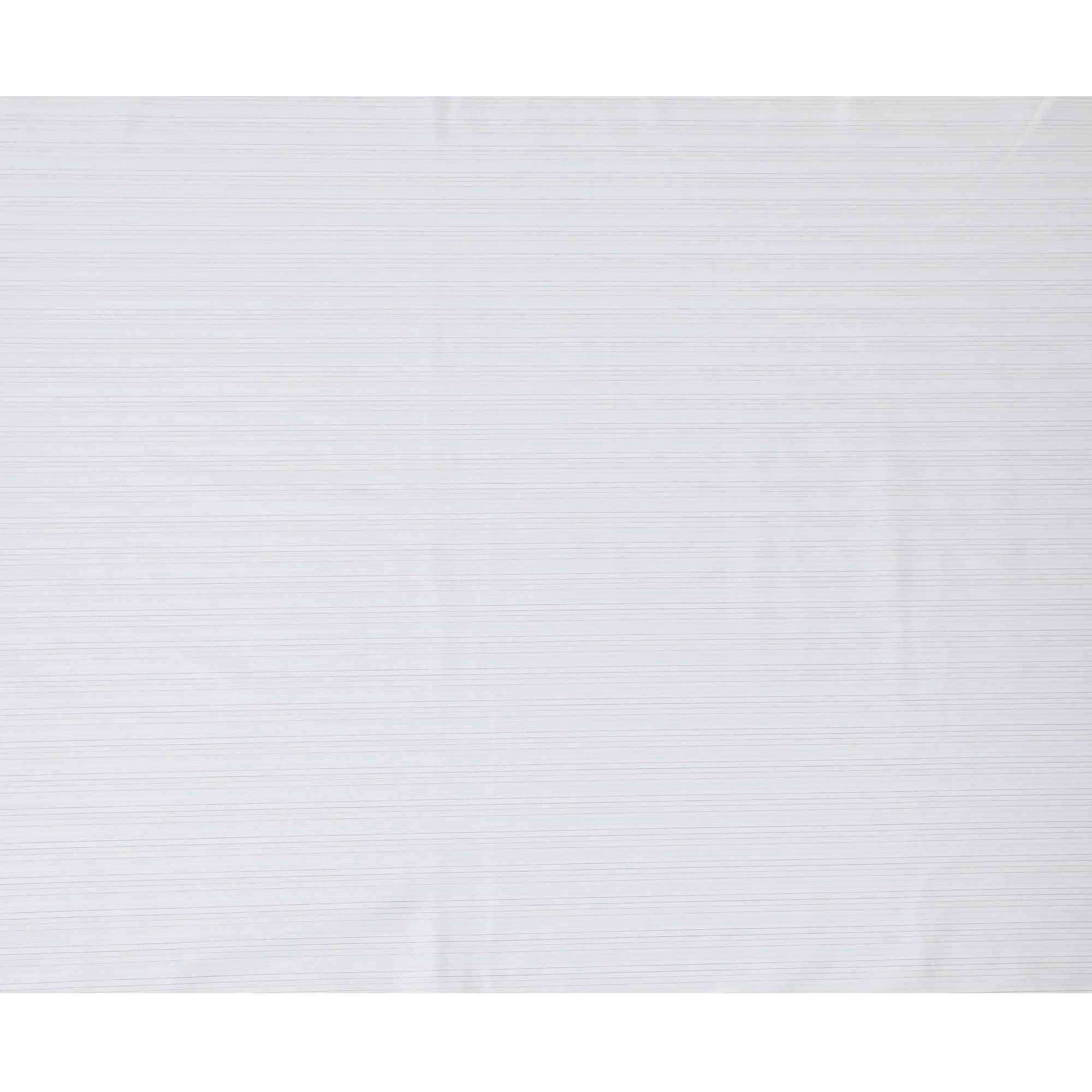 Sophisticated Silver-Grey Pinstripe 100% Cotton Shirting Fabric - Sleek Design, 150cm Width-D18574