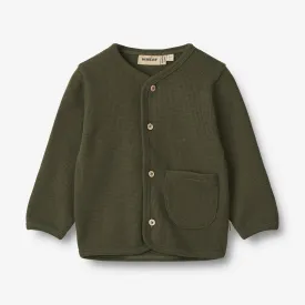 Sweat Cardigan Toto - pine needle