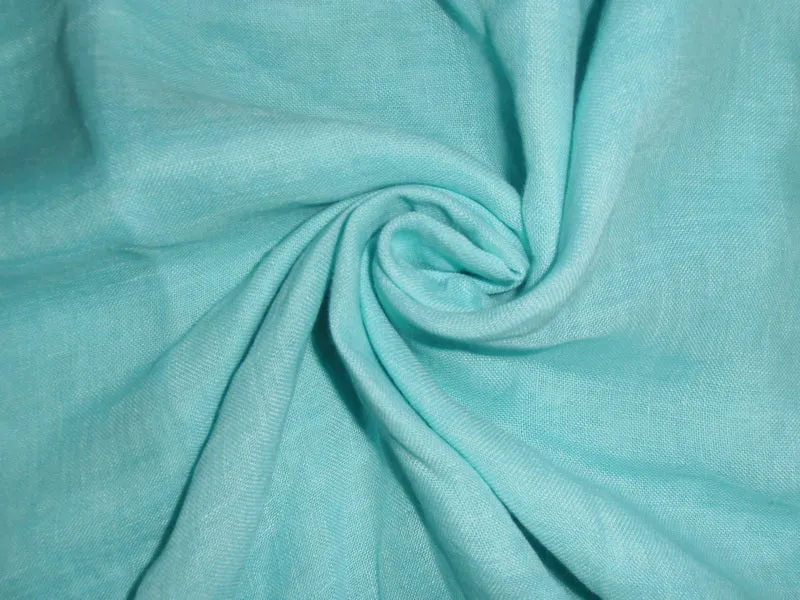thin 26 momme sky blue pure linen fabric 59" wide [5853]