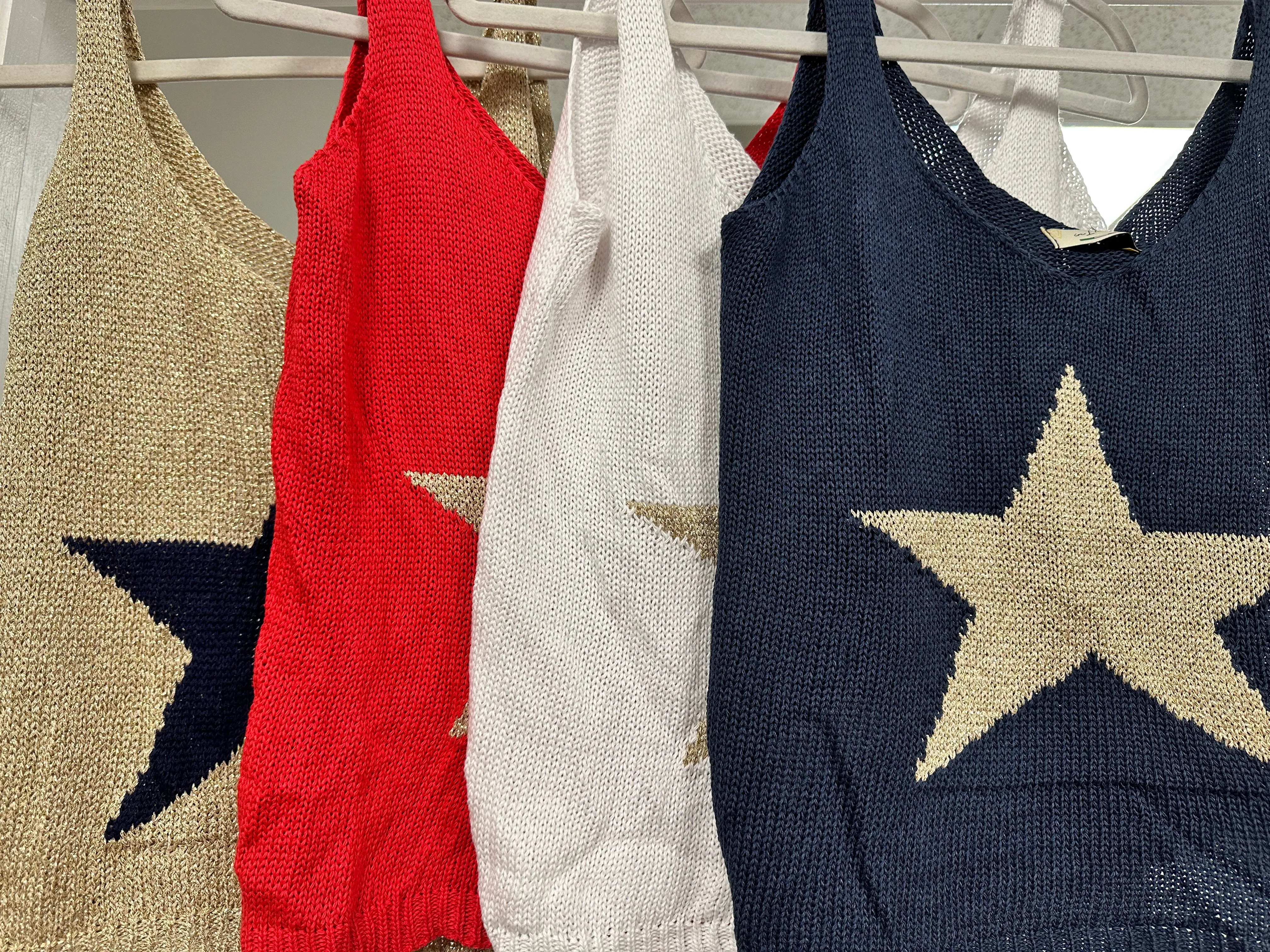 Top Star Knit Tank