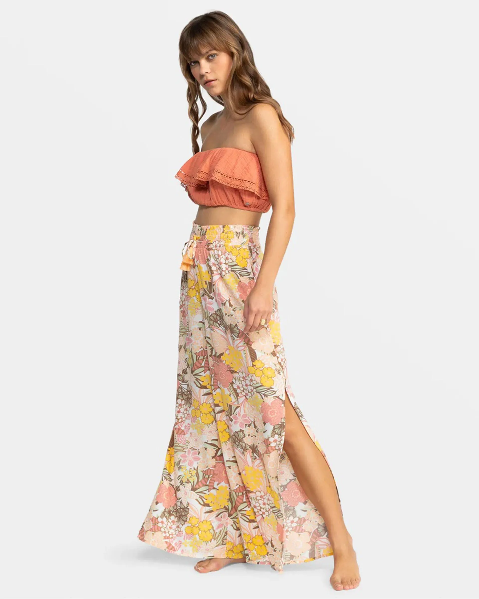 Tropical Rhythm Wide Leg Beach Pants