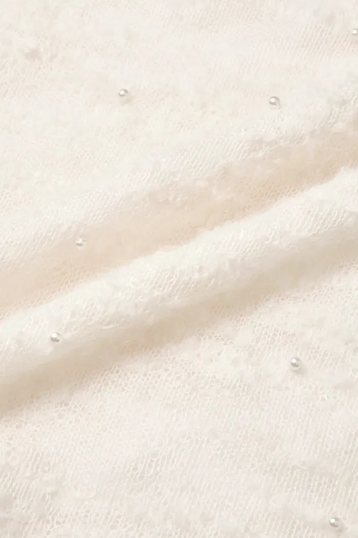 Vega Pearl Sweater in Baby Alpaca Blend