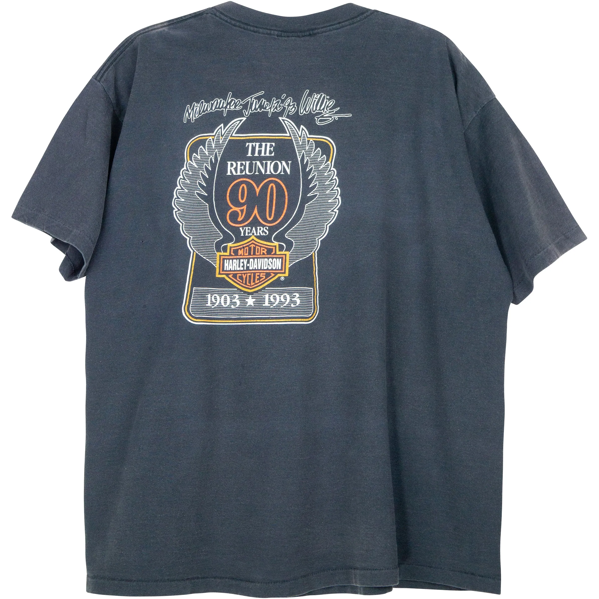 VINTAGE SUN FADED HARLEY TEE