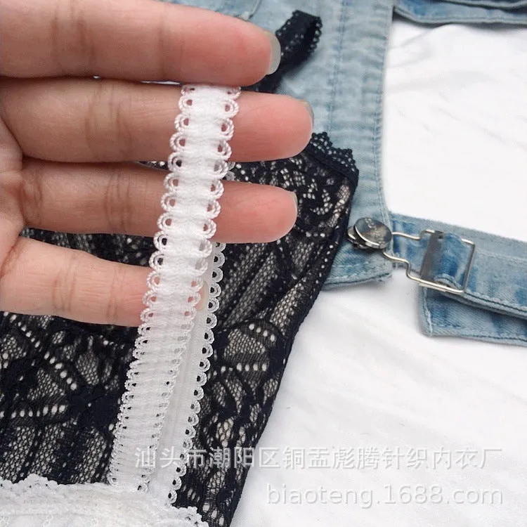 Wjczt Vintage Lace Tank Top Sexy Thin Breathable Beautiful Back Camisole Push Up Wireless Clothing 2022 New