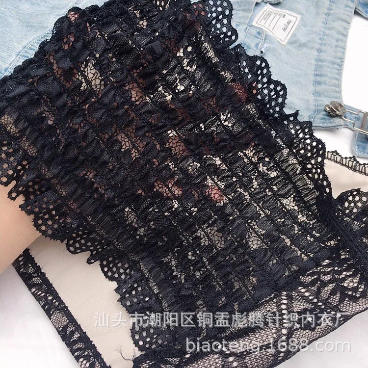 Wjczt Vintage Lace Tank Top Sexy Thin Breathable Beautiful Back Camisole Push Up Wireless Clothing 2022 New