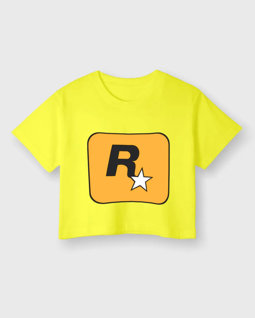Womens Cropped TShirt Gaming Gta 1