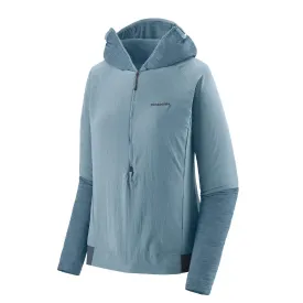 Womens Patagonia Airshed Pro Pullover - Steam Blue