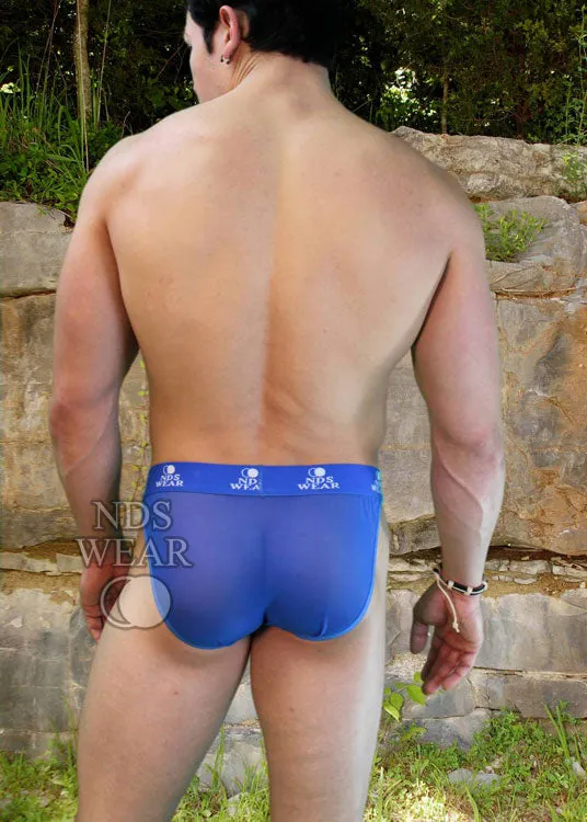 Zeus Open-Side Sheer Mens Brief Sport Brief Underwear - BLOWOUT SALE